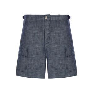Cp Company Men Chambray Cargo Shorts